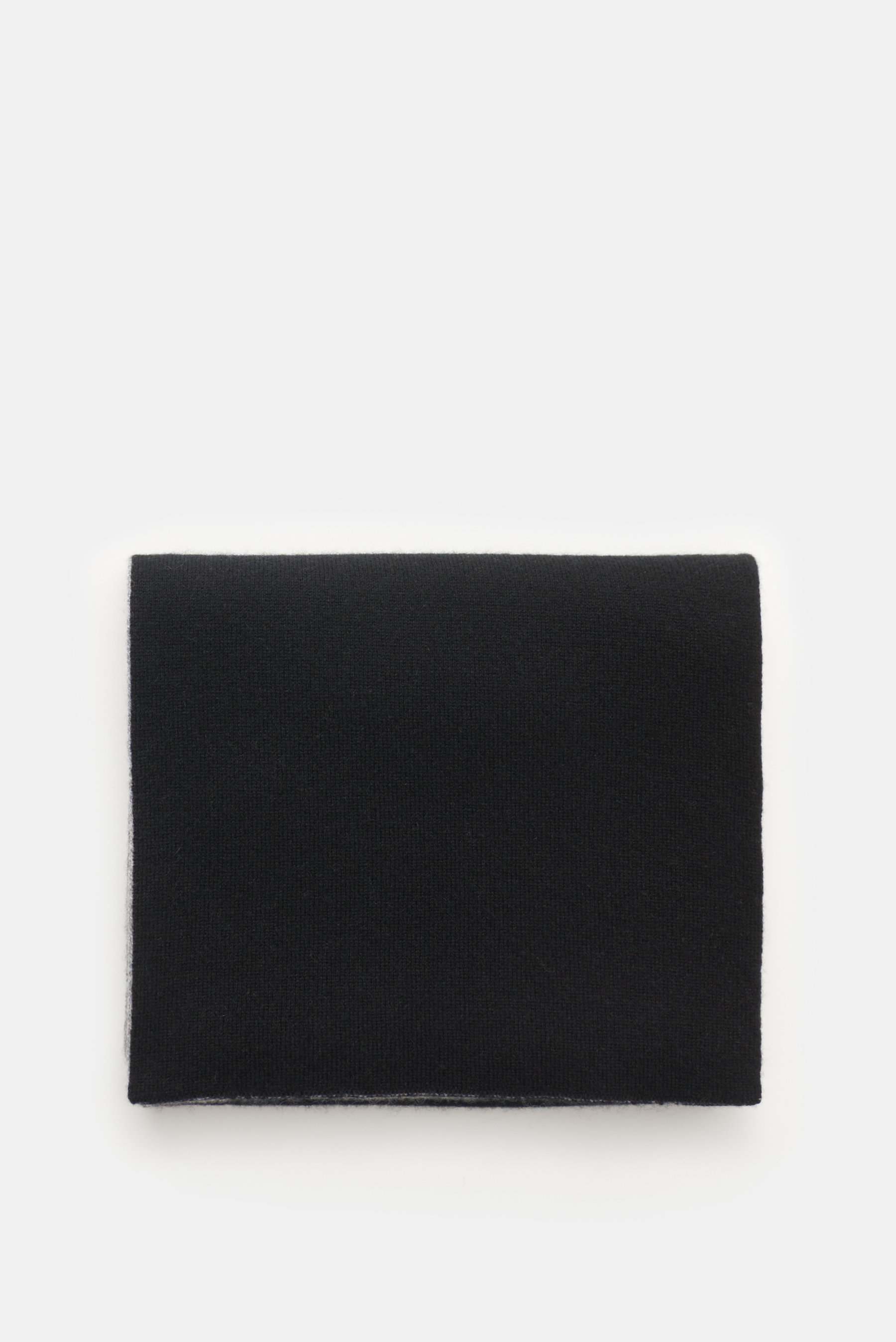 Fedeli Cashmere Schal schwarz/grau
