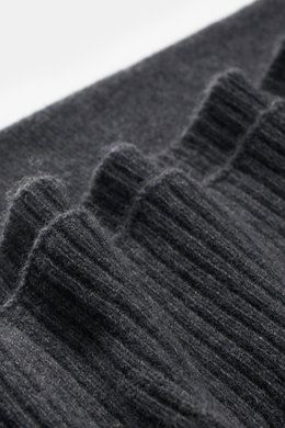 von Braun Cashmere scarf dark grey