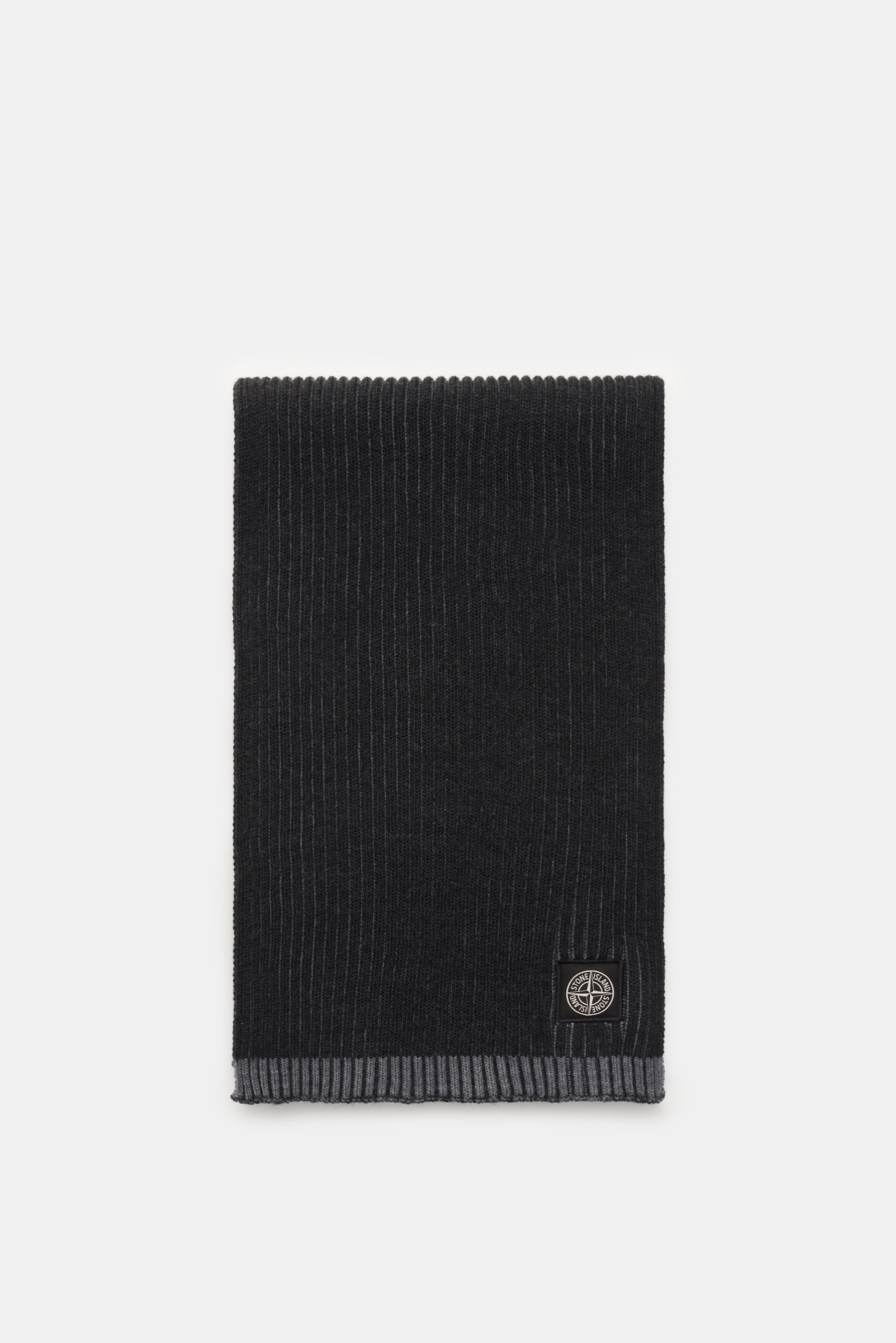 Stone Island Schal anthrazit/grau gestreift