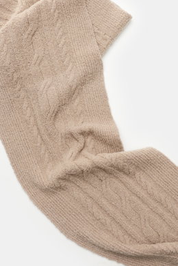 04651/ A trip in a bag Schal 'Chunky Scarf' beige