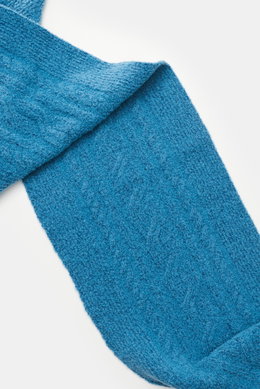 04651/ A trip in a bag Schal 'Chunky Scarf' azurblau