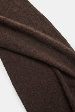 04651/ A trip in a bag Cashmere Schal graubraun meliert