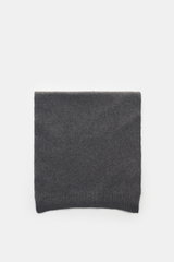 04651/ A trip in a bag Cashmere Schal dunkelgrau meliert