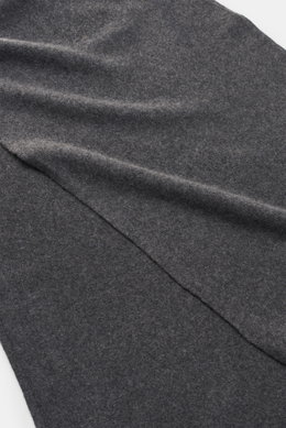 04651/ A trip in a bag Cashmere Schal dunkelgrau meliert