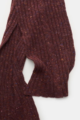 04651/ A trip in a bag Scarf dark red mottled