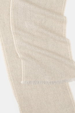 19 Andrea’s 47 Cashmere Schal sand/hellgrau gemustert