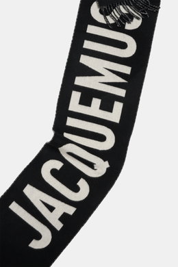 Jacquemus Schal schwarz