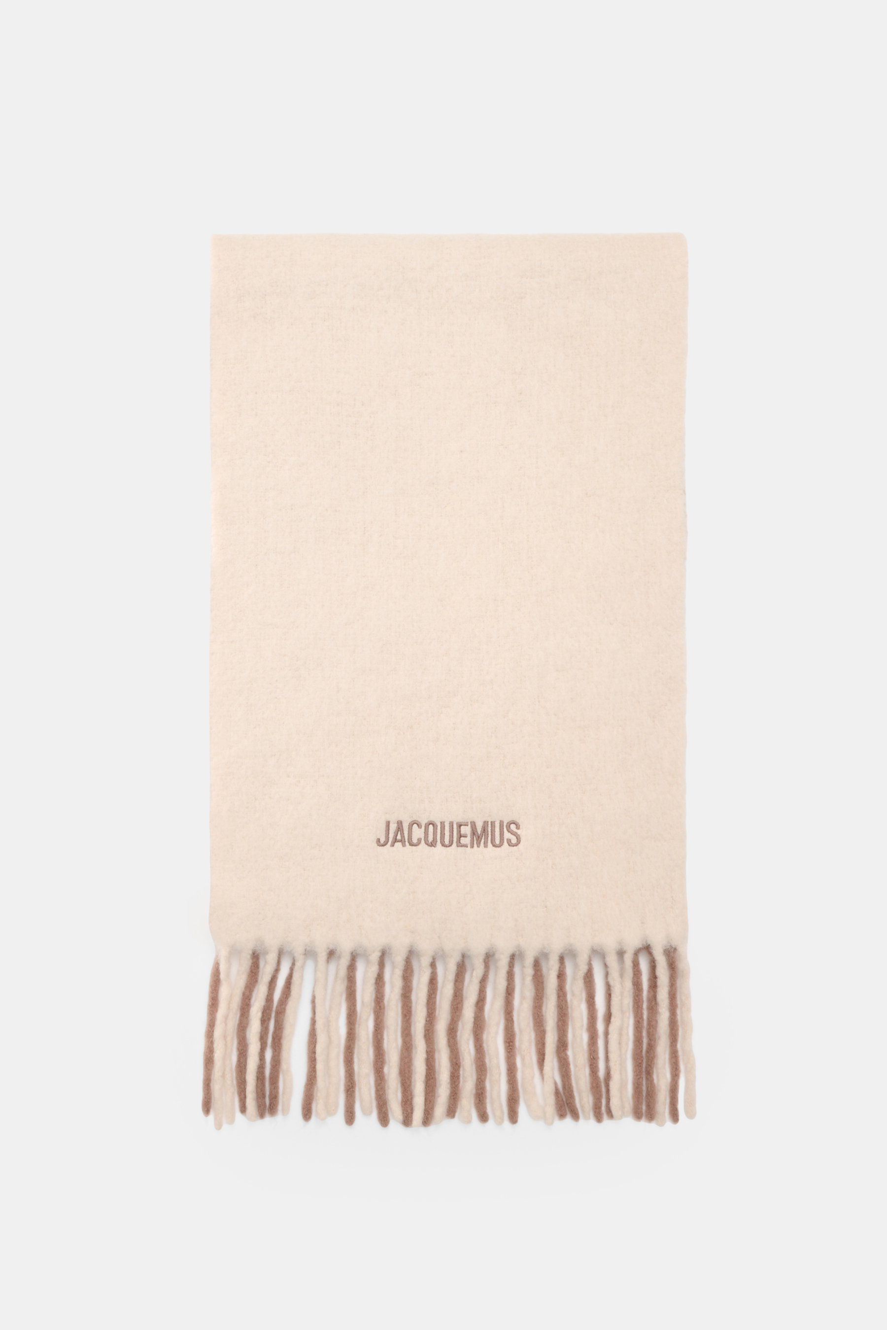 Jacquemus Schal taupe/sand