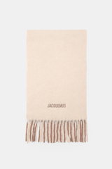 Jacquemus Schal taupe/sand