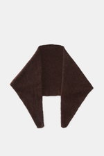 Top view of the Filippo de Laurentiis Bandana dark brown, a soft, voluminous scarf with a medium-fine knit pattern.

<p>This soft bandana by FILIPPO DE LAURENTIIS is knitted from a noble material composition and is a practically lightweight scarf for the 