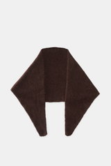 Top view of the Filippo de Laurentiis Bandana dark brown, a soft, voluminous scarf with a medium-fine knit pattern.

<p>This soft bandana by FILIPPO DE LAURENTIIS is knitted from a noble material composition and is a practically lightweight scarf for the 