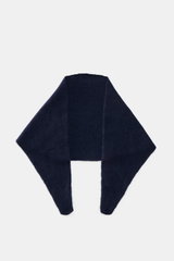 Top view of Filippo de Laurentiis Bandana navy, a soft, voluminous scarf with a medium-fine knit pattern in navy blue.

<p>This soft bandana by FILIPPO DE LAURENTIIS is knitted from a noble material composition and is a practically lightweight scarf for t