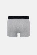 Tom Ford Boxershorts grau, sportlich, slim fit aus elastischer Baumwolle mit weichem Griff, seitlichem Eingriff und elastischem Bund mit TOM FORD-Stitching, Rückansicht