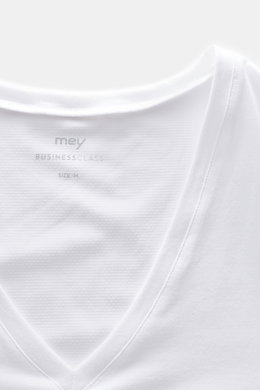 mey Business Class V-Neck Unterhemd weiß