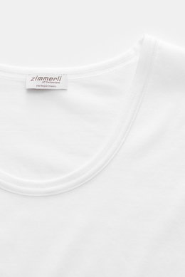 Zimmerli Rundhals-Unterhemd 'Royal Classic' weiß