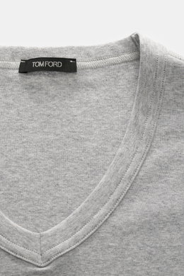 Tom Ford V-Neck Unterhemd grau meliert