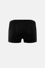 Rear view of Stefan Brandt Boxershorts 'Brad' schwarz in black, showing slim fit and elastic waistband on soft, lightweight cotton fabric.

Description: <p>Komfort im Alltag: Die Boxershorts von STEFAN BRANDT aus weicher Baumwolle bieten ein angenehmes Tr