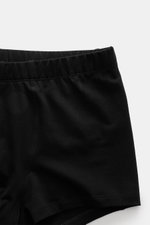 Close-up front view of Stefan Brandt Boxershorts 'Brad' schwarz in black, showing elastic waistband and soft cotton jersey fabric.

<p>Komfort im Alltag: Die Boxershorts von STEFAN BRANDT aus weicher Baumwolle bieten ein angenehmes Tragegefühl für jeden T