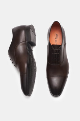Santoni Oxford dunkelbraun