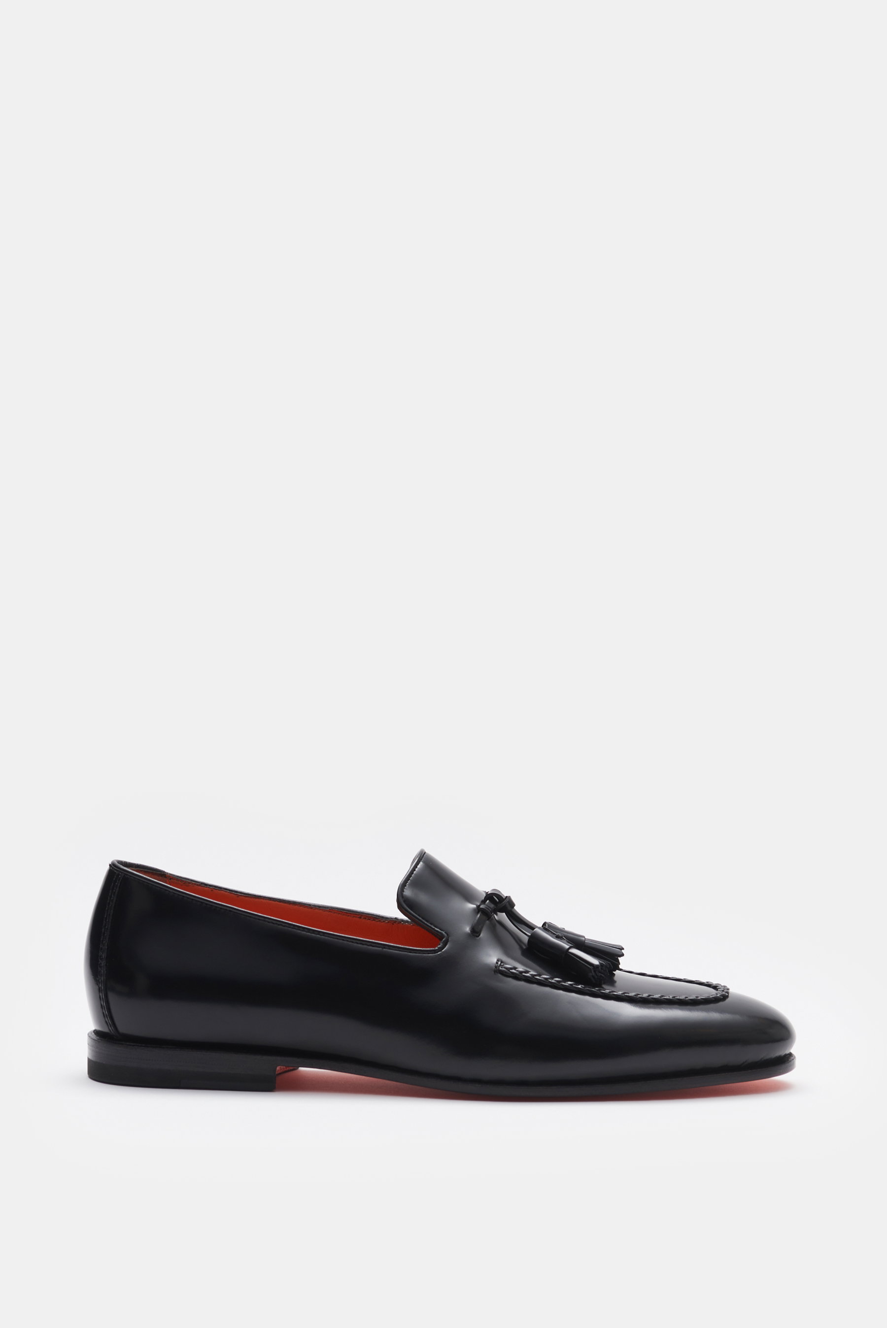 Santoni Tassel Loafer schwarz