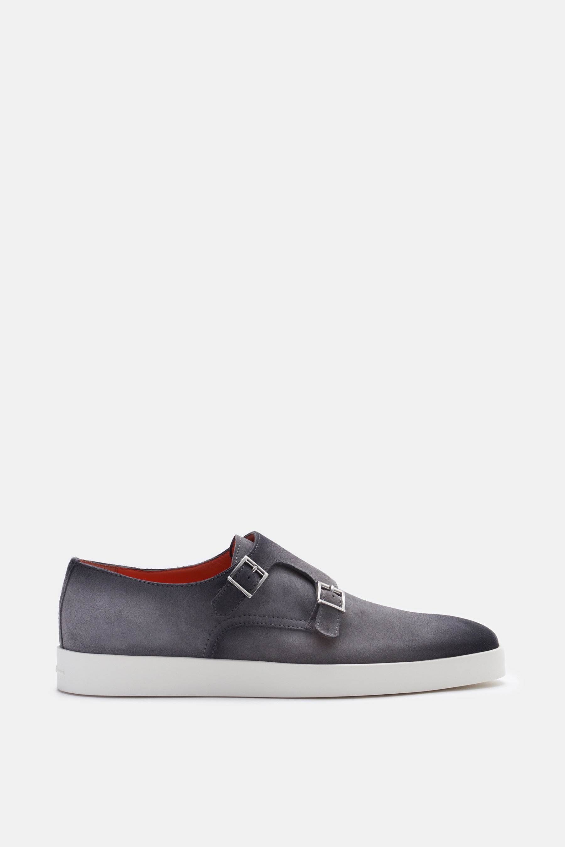 Santoni Doppelmonk dunkelgrau