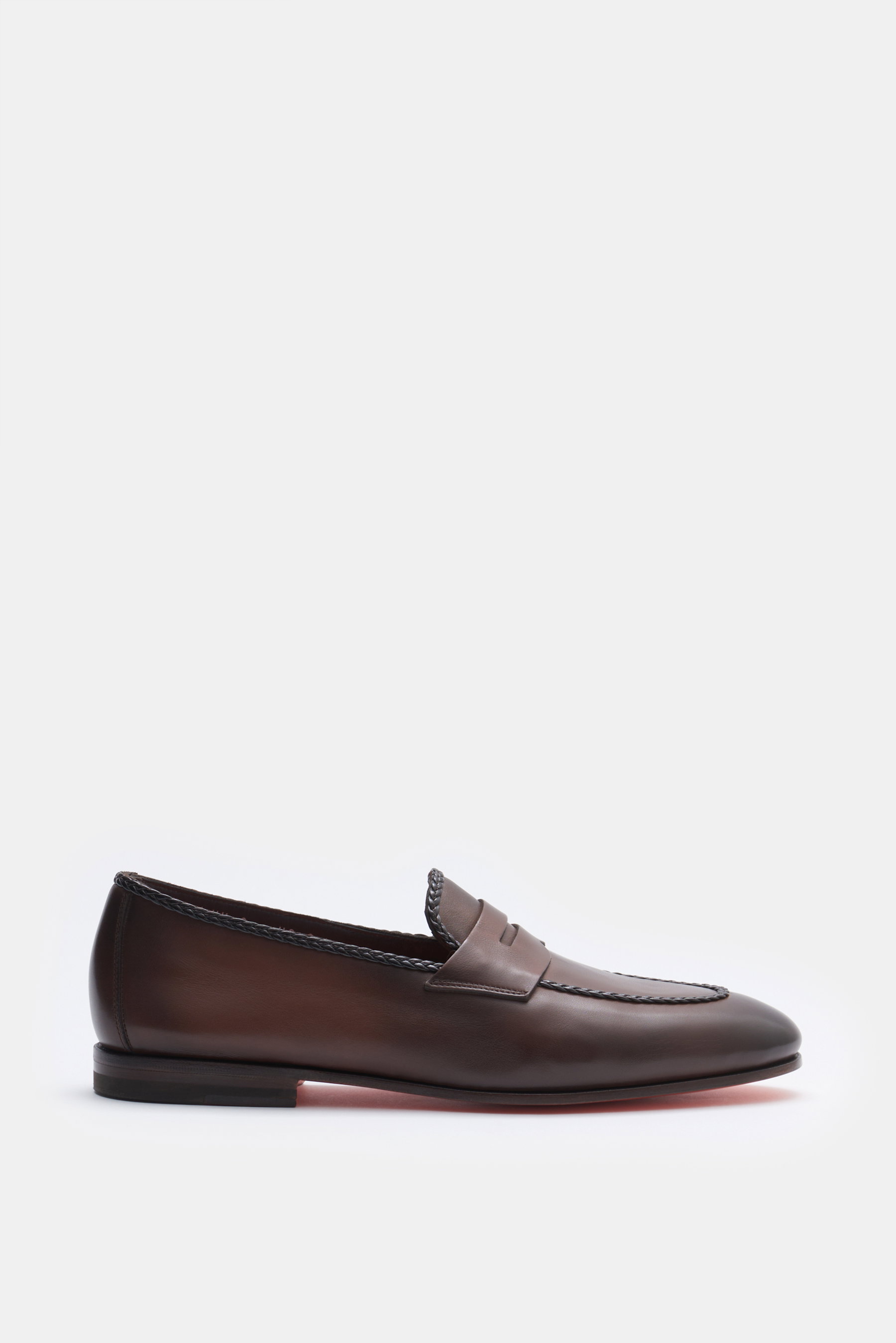 Santoni Penny Loafer braun