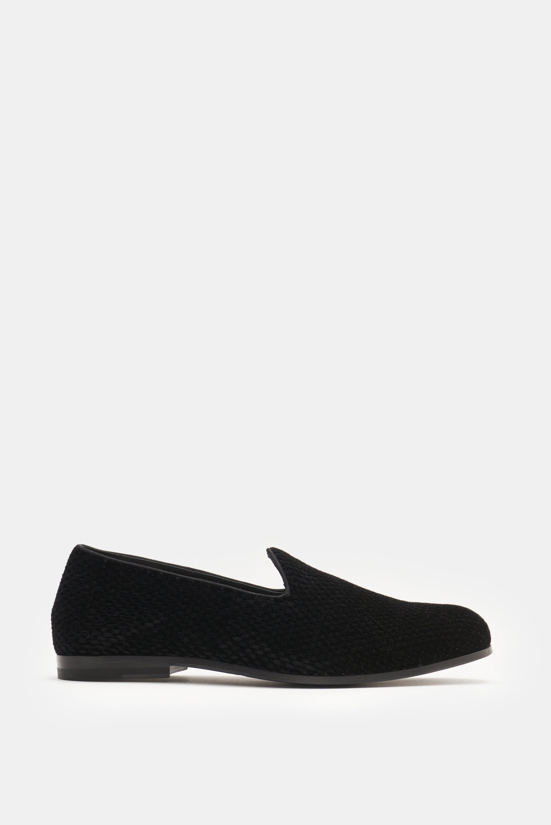 Giorgio Armani Velvet loafers black