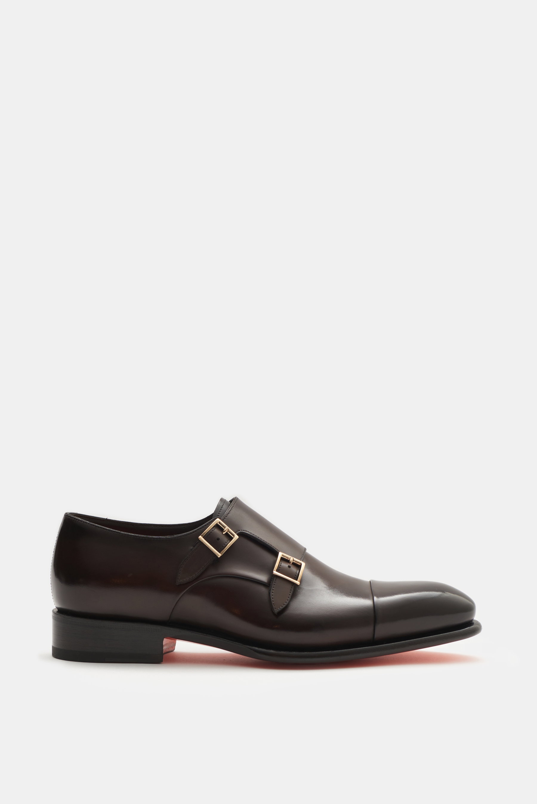 Santoni Doppelmonk dunkelbraun
