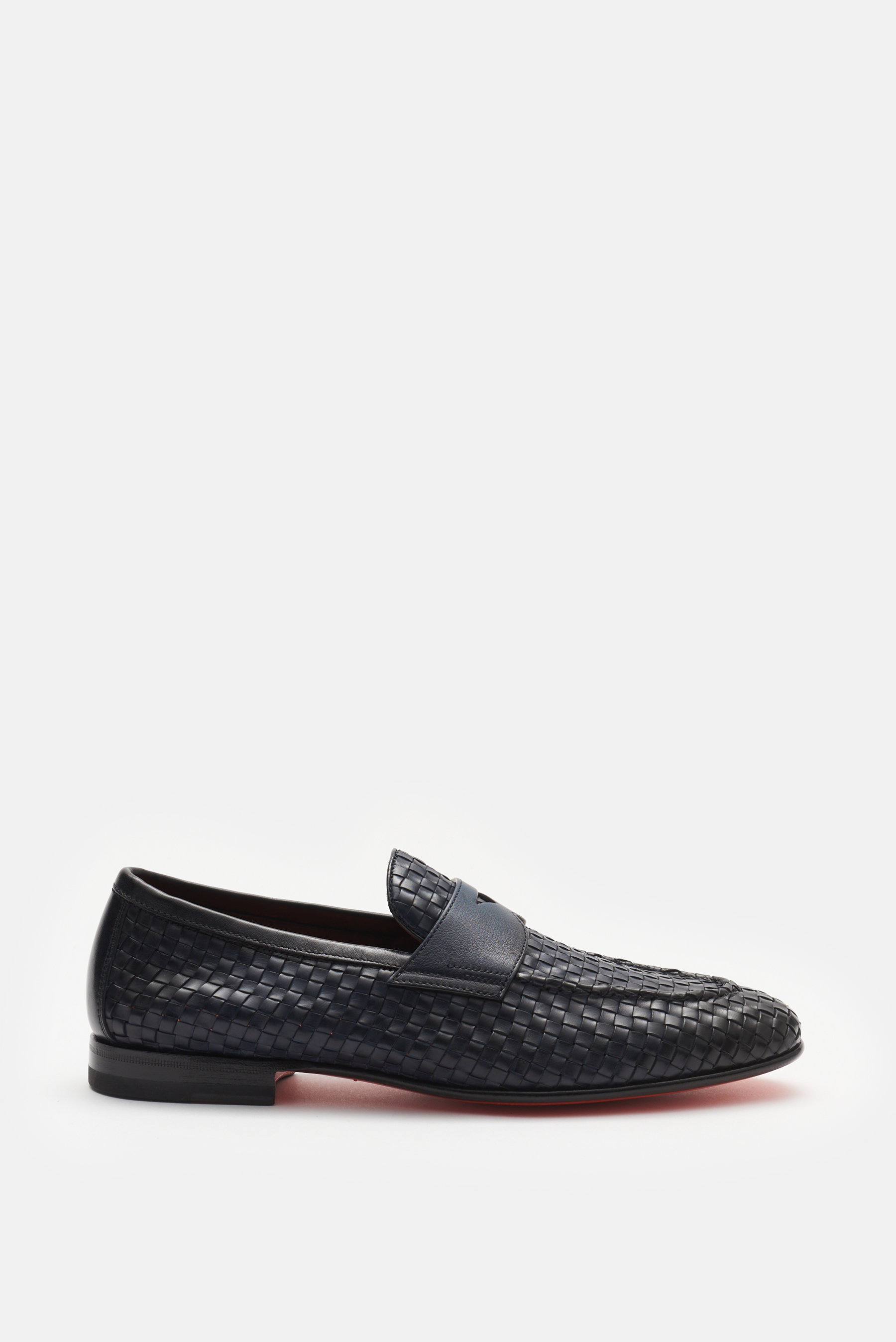Santoni Penny Loafer navy