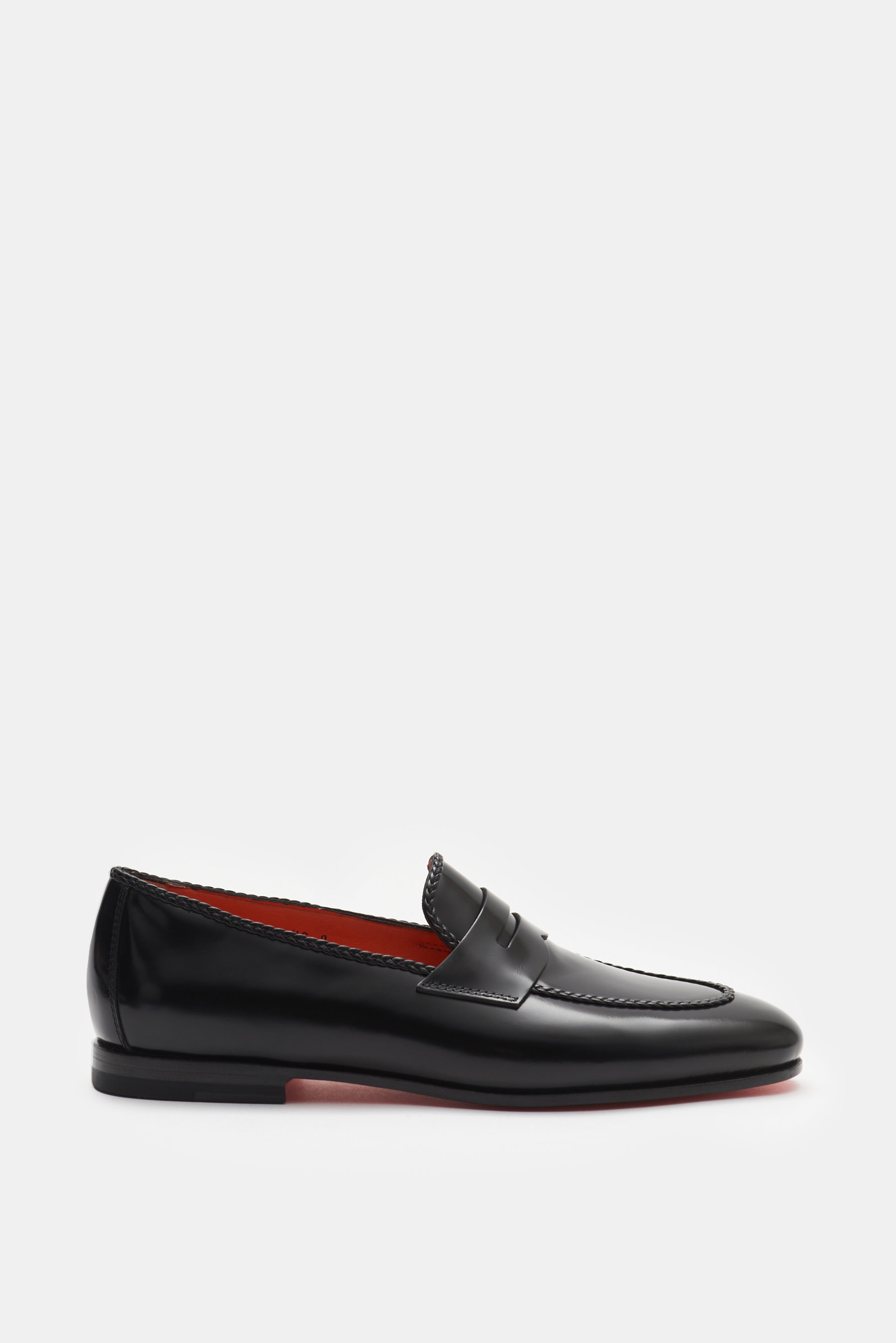 Santoni Penny Loafer schwarz