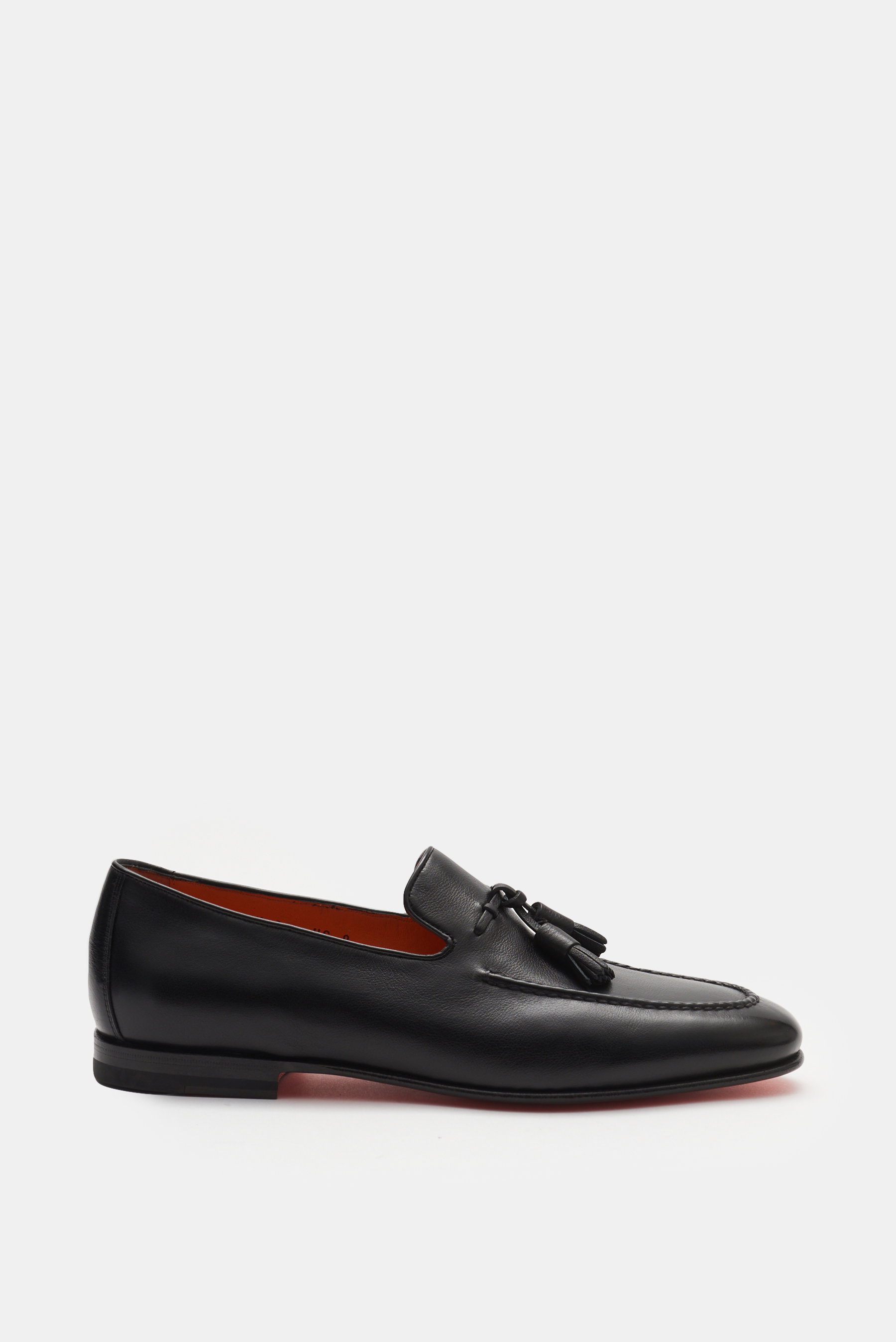 Santoni Tassel Loafer schwarz