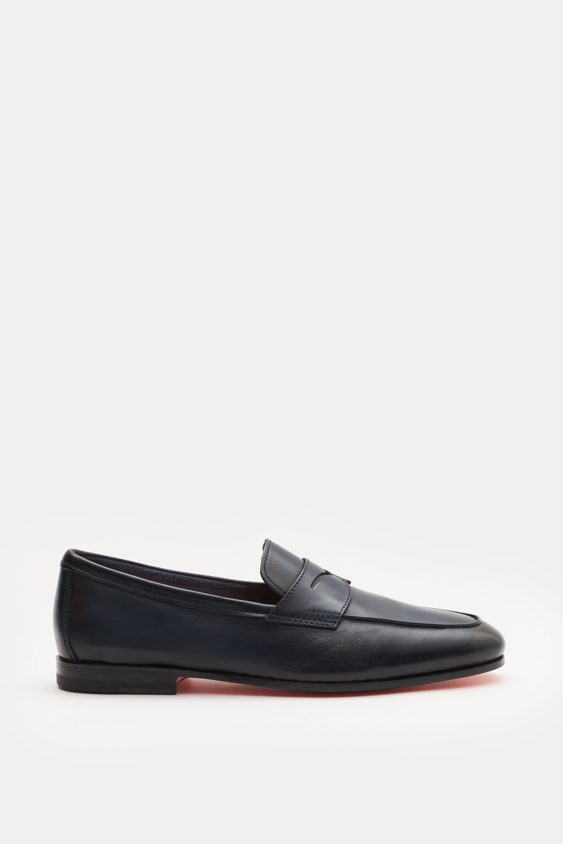 Santoni Penny Loafer navy