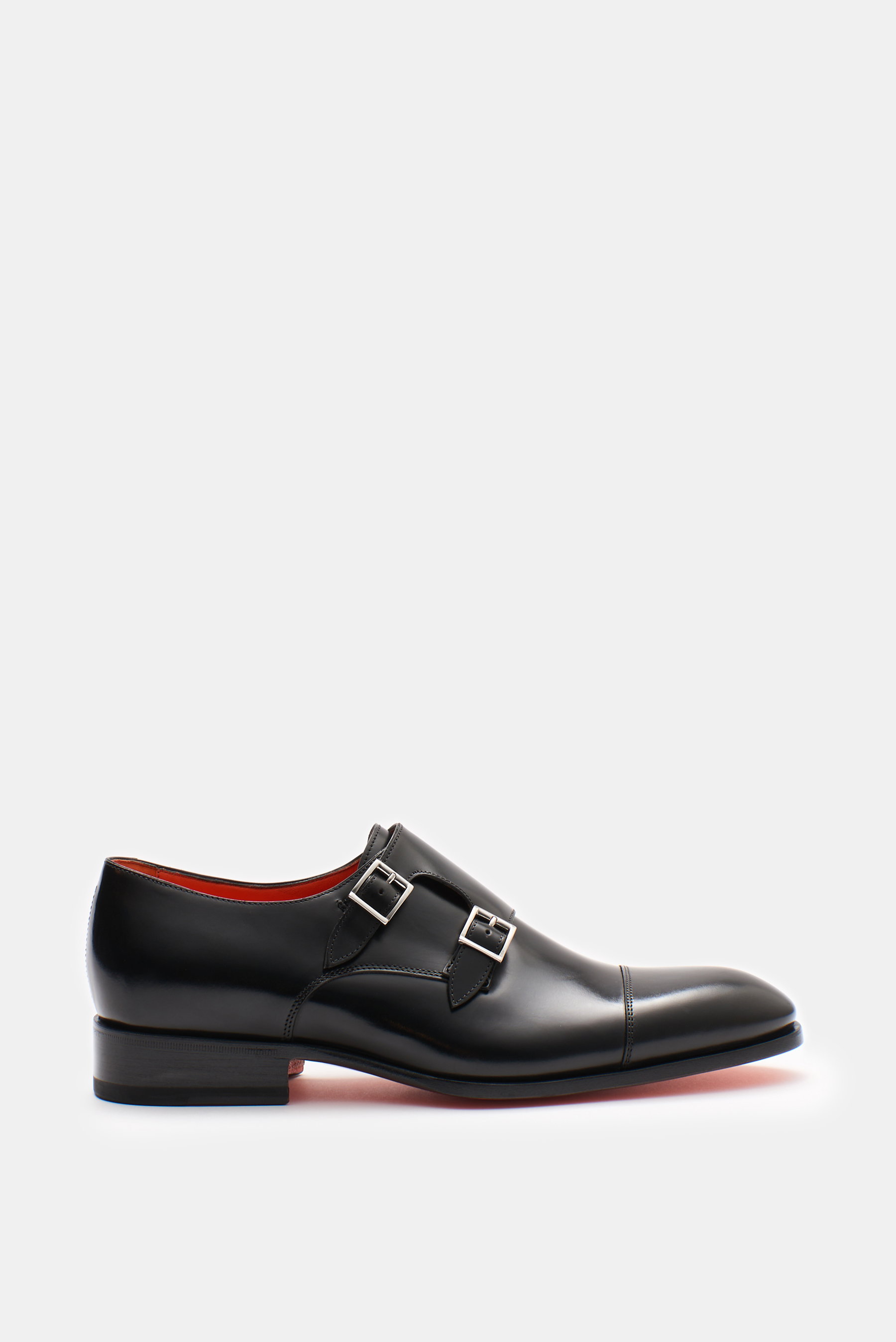 Santoni Doppelmonk schwarz