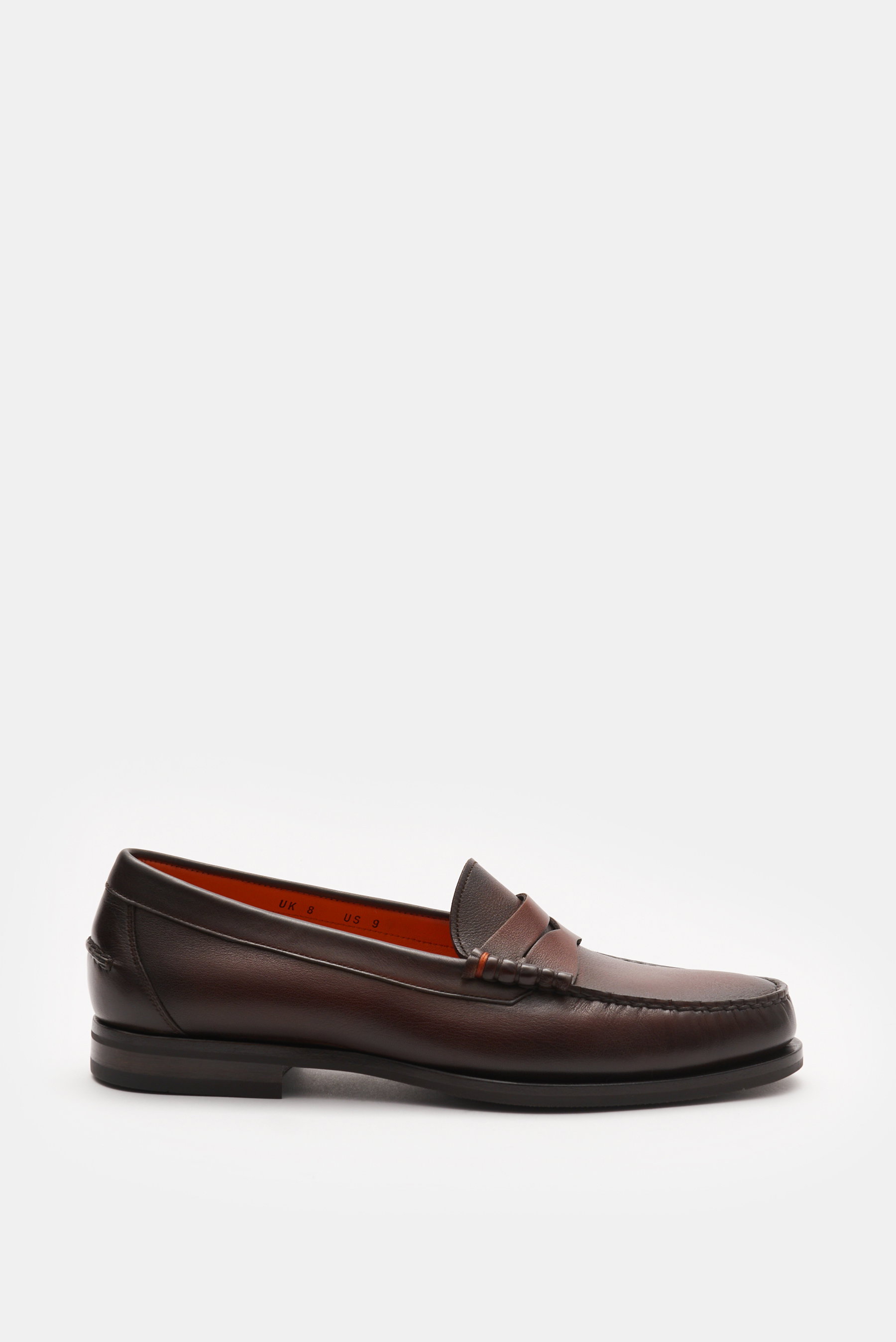 Santoni Penny Loafer dunkelbraun