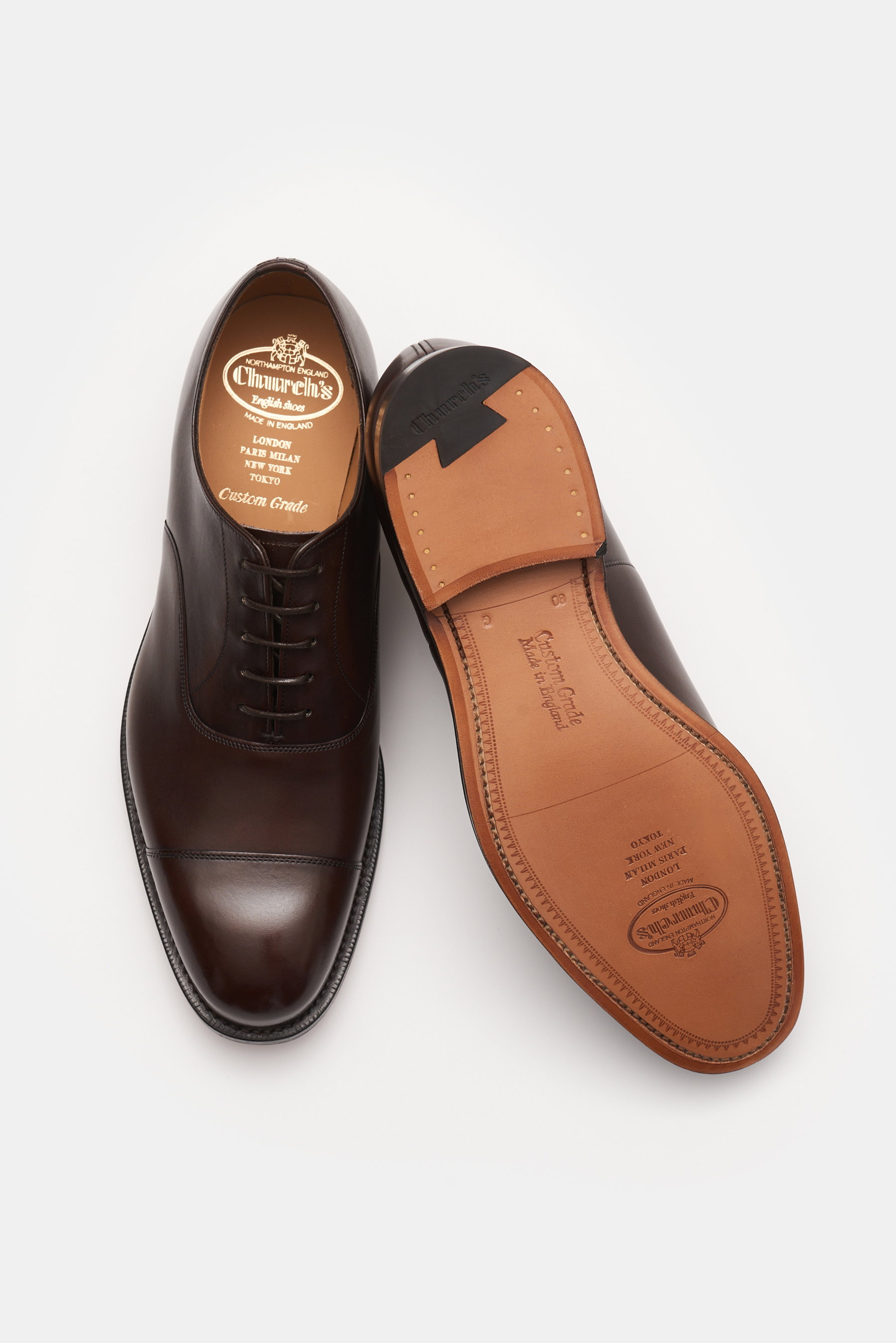 CHURCH'S Oxford shoes 'Consul' dark brown