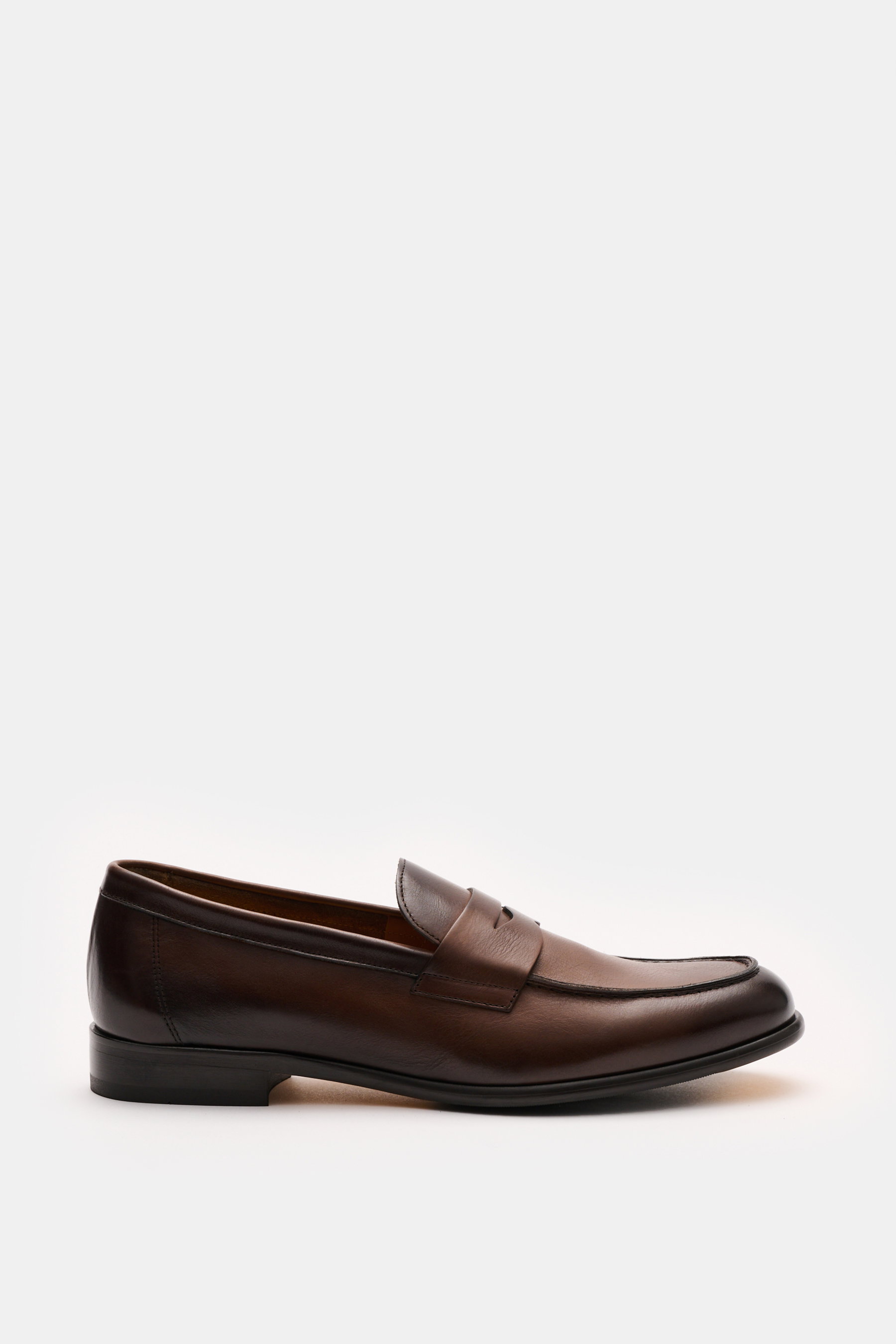Doucal's Penny loafers 'Thiumph' dark brown