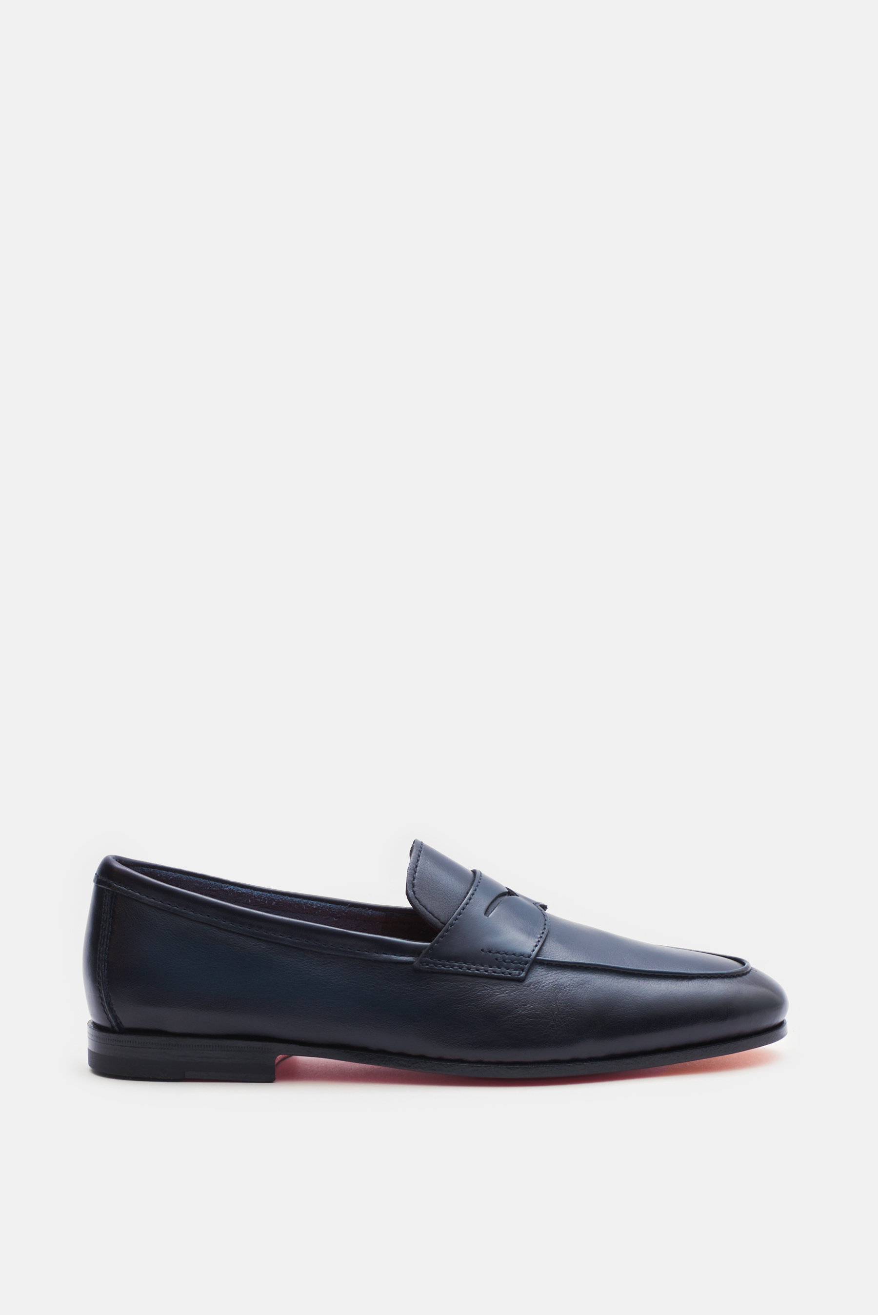 Santoni Penny Loafer 'Carlos' navy