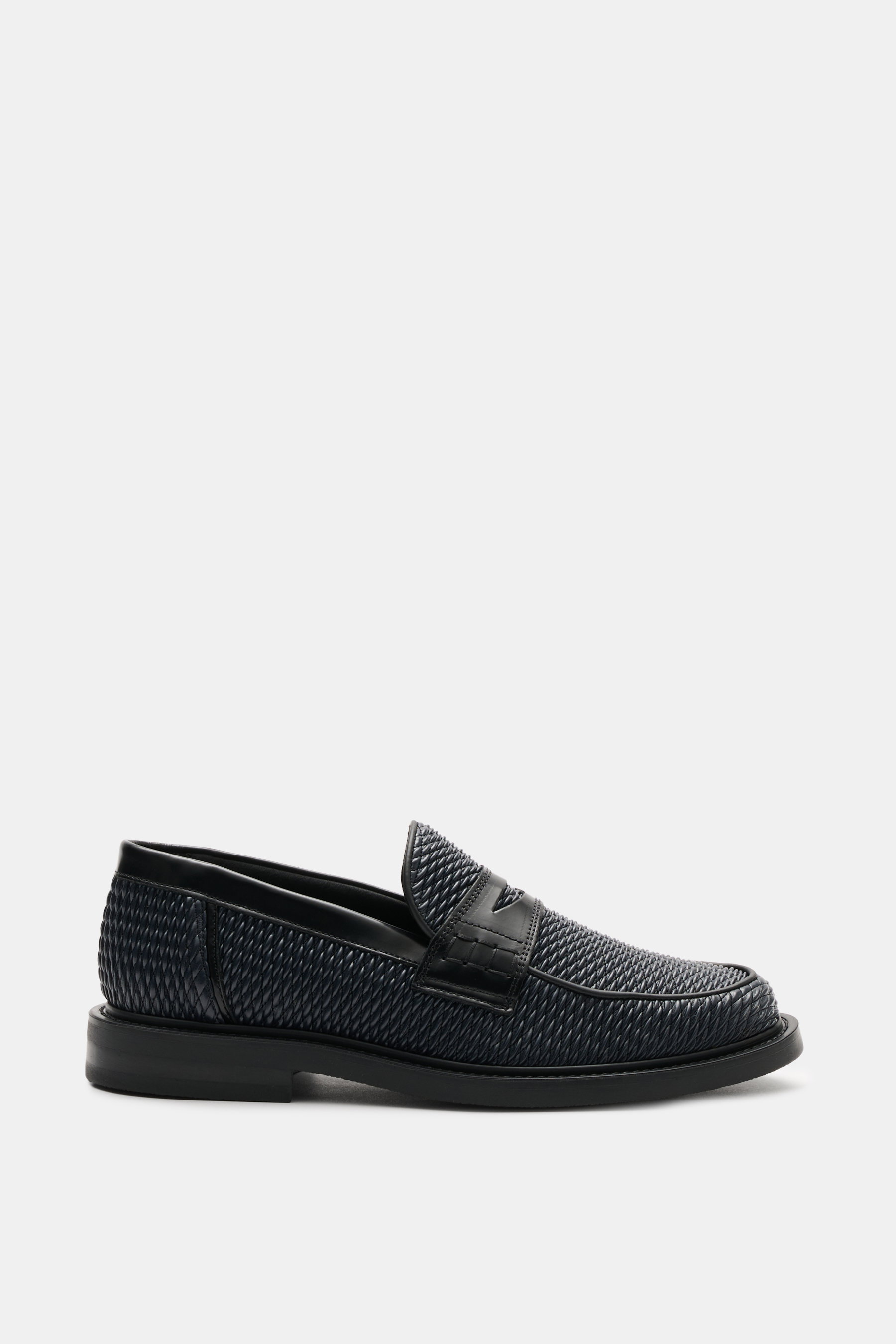 Filling Pieces Penny Loafer 'Reed' dark navy/schwarz