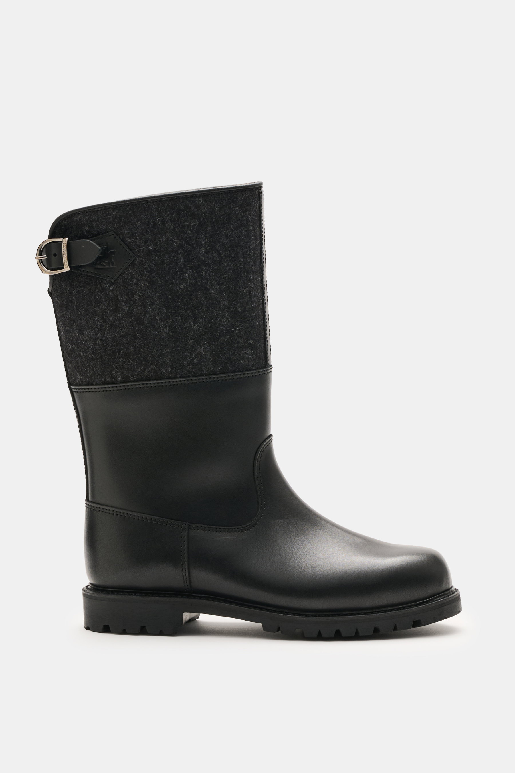 Ludwig Reiter Boot 'Maronibrater' schwarz/dunkelgrau meliert