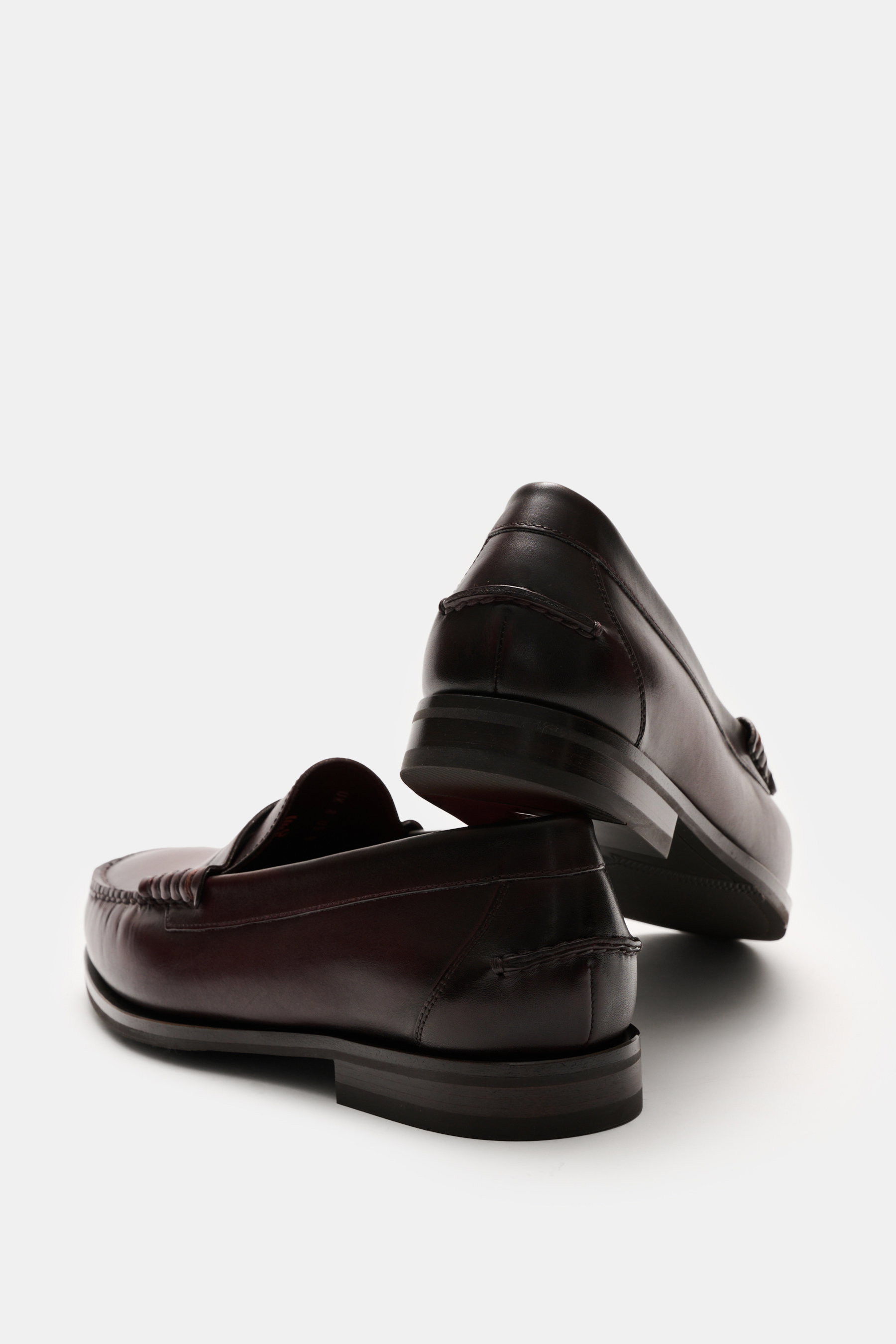 SANTONI Penny Loafer 'Quentin' burgundy