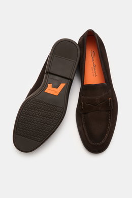 Santoni Penny Loafer 'Malibu' dunkelbraun