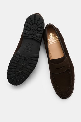 Crockett & Jones Penny Loafer 'Boston' dunkelbraun