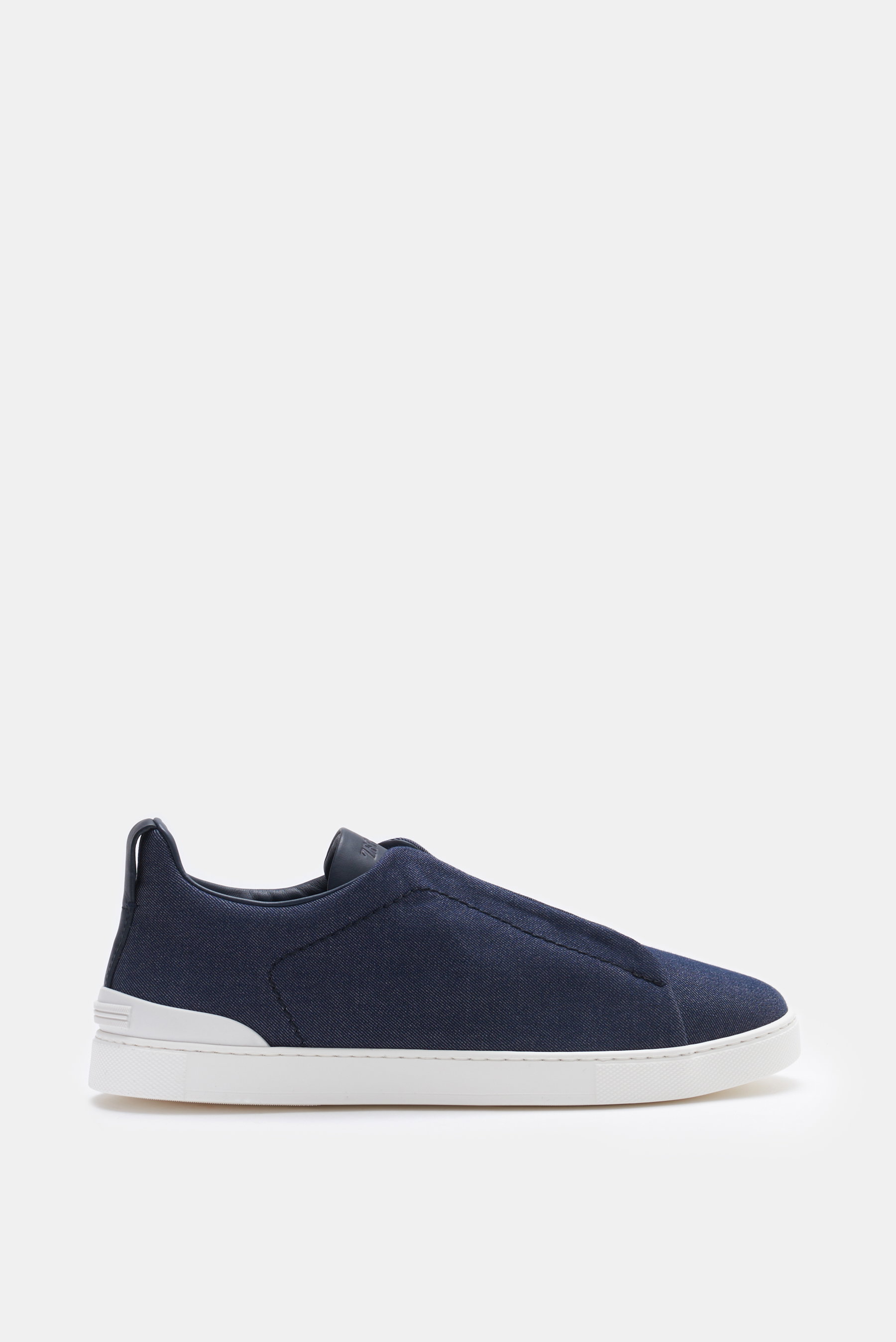 Zegna Slip-on Sneaker 'Triple Stitch' navy
