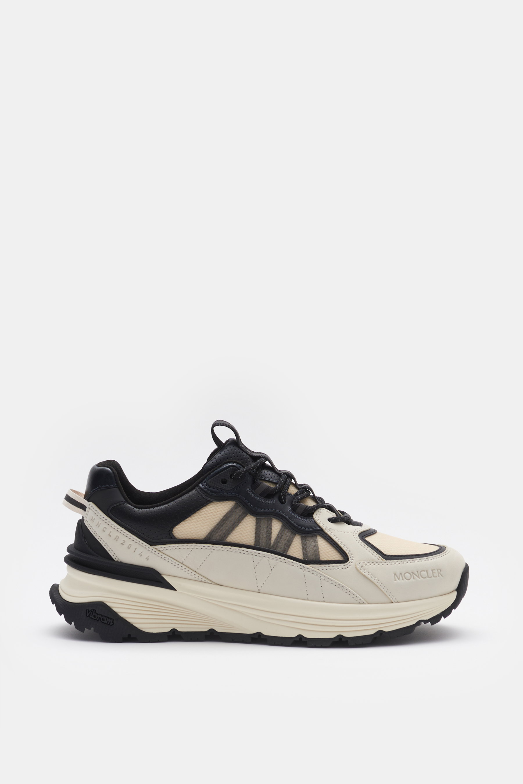 Moncler Sneaker 'Lite Runner' creme/schwarz