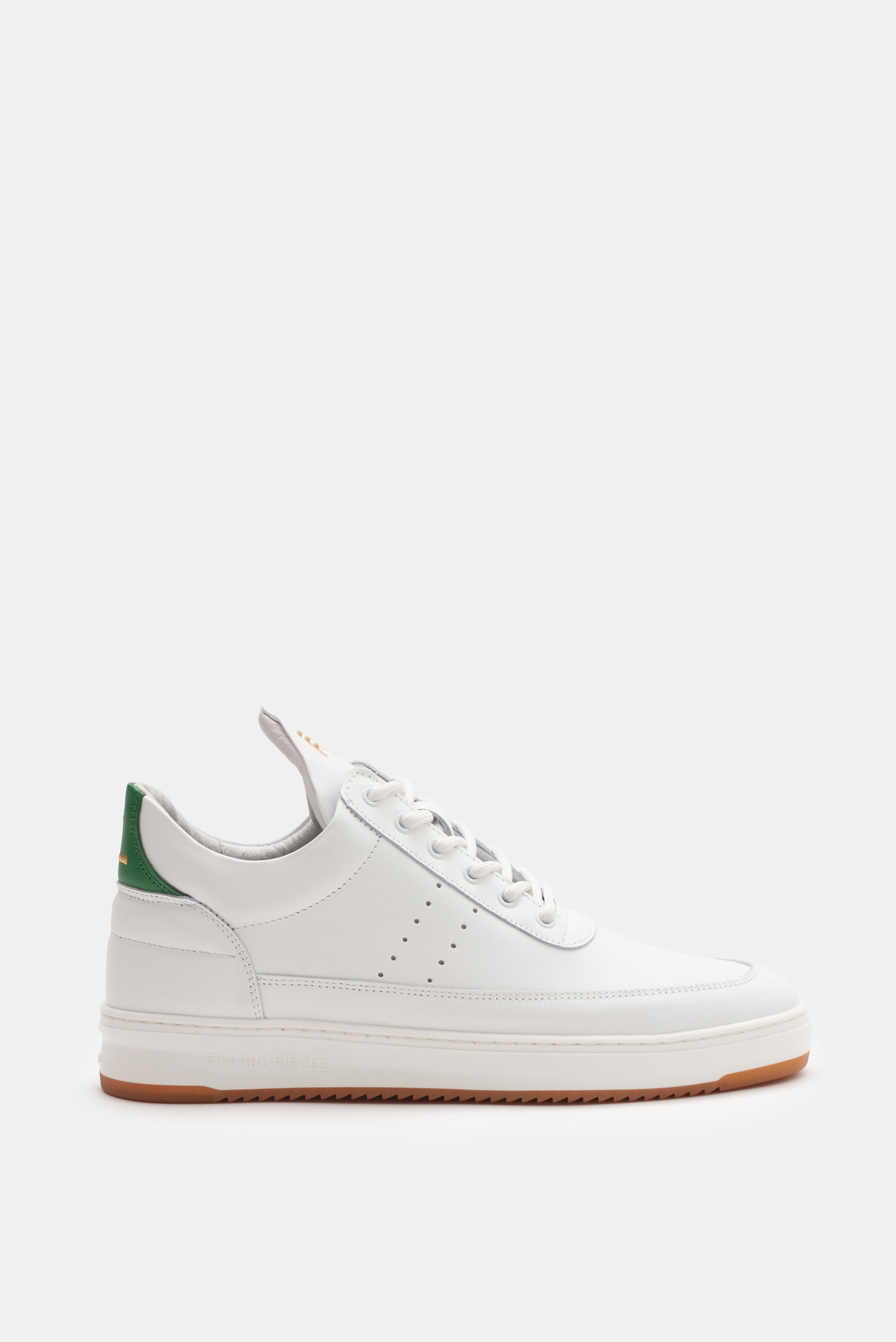 Filling Pieces Sneaker 'Low Top Bianco' weiß/grün