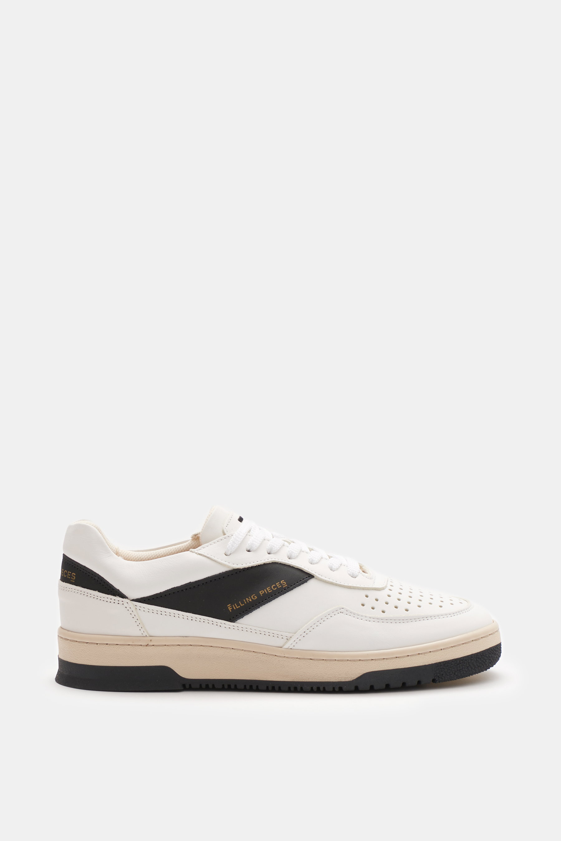Filling Pieces Sneaker 'Ace Spin Organic' offwhite/schwarz