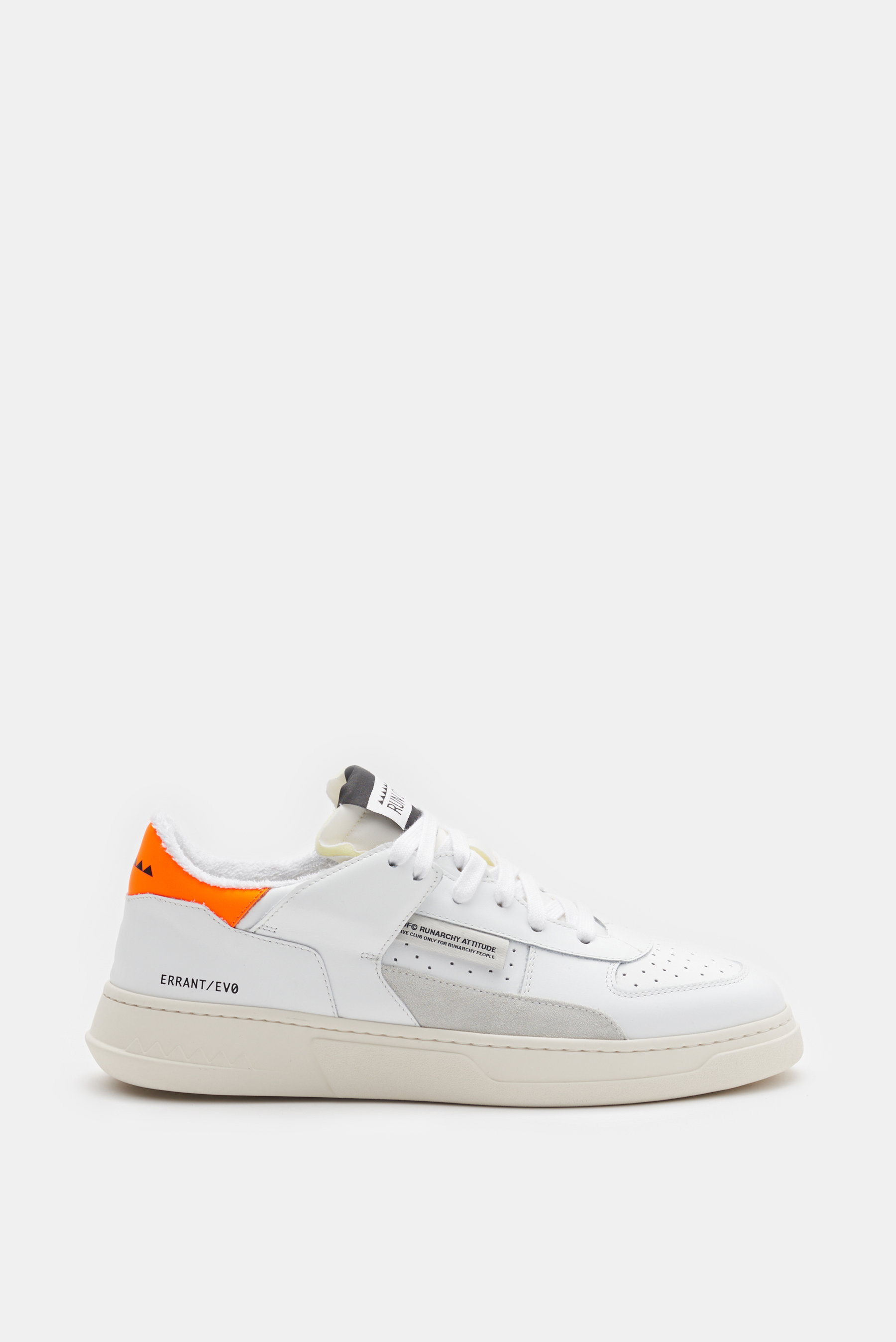 Run Of Sneaker 'Air' weiß/neonorange