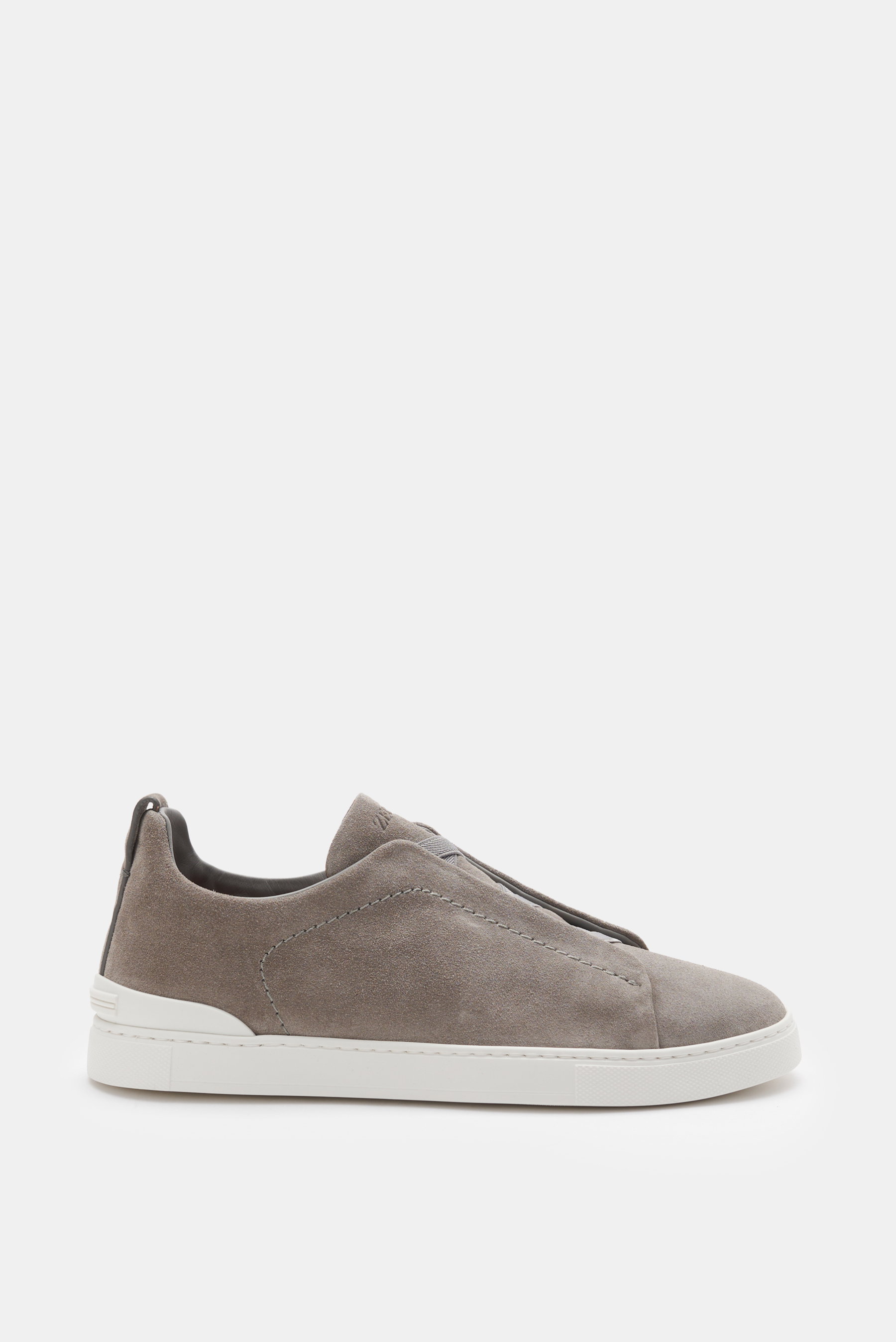 Zegna Slip-on-Sneaker 'Triple Stitch' grau