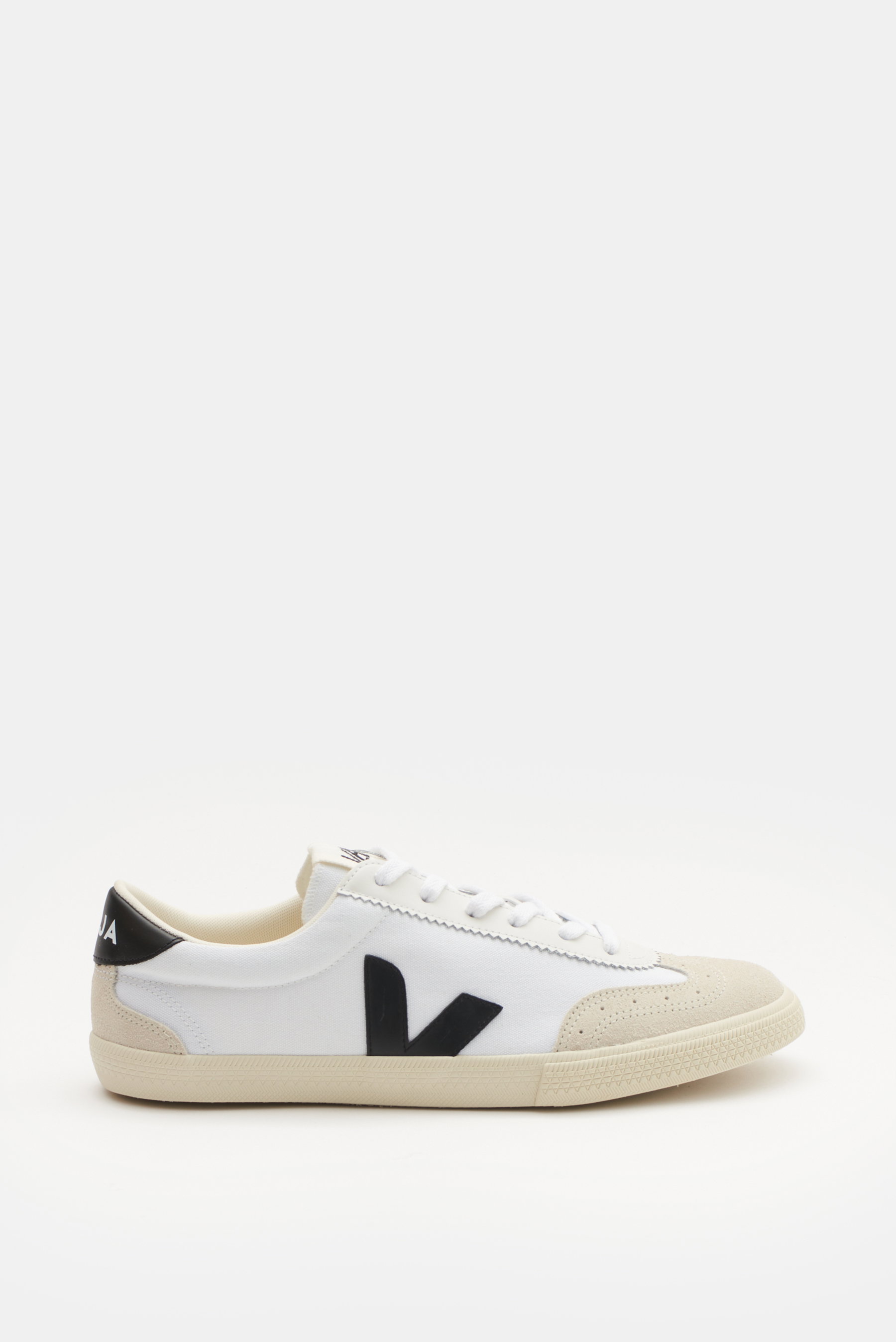 Veja Sneaker 'Volley Canvas' weiß/beige/schwarz