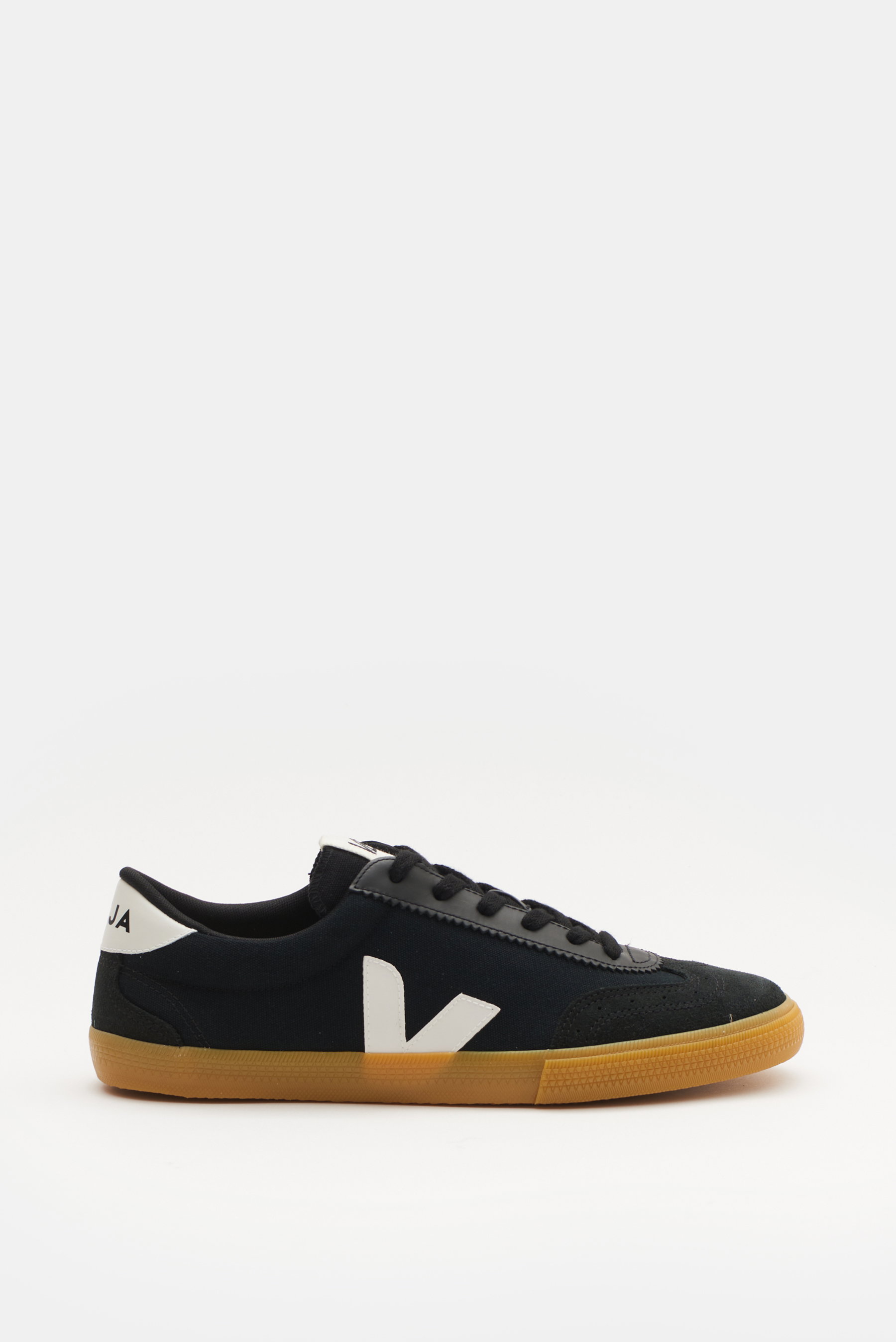 Veja Sneaker 'Volley Canvas' schwarz/weiß